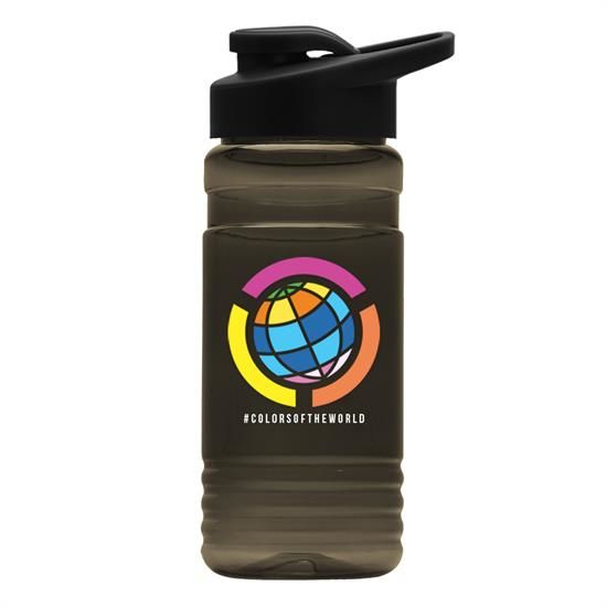 DPRP20D - 20 oz. UpCycle rPET Bottle Drink-Thru Lid - Digital